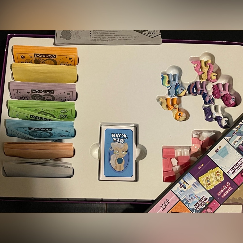 Monopoly My Little Pony Edition Board Game - Picture 2 of 3